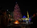 The 20 meter high Christmas tree in Churchill Square on November 19, 2021. File photo. 