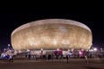 A general view of the exterior of Lusail Stadium.