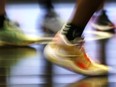 Players run on the court during practice for an All-Star basketball game in Chicago, Saturday, July 9, 2022. The Coaching Association of Canada announced a new mental health and sport project funded by the Public Health Agency of Canada on Tuesday.