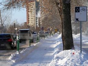 The City of Edmonton's pilot project of dual bicycle lanes on Victoria Promenade. between 117 Street and 121 Street, is being cancelled after opposition from area residents. The total cost to install and dismantle the bicycle lanes will be $60,000.