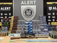 An ALERT tobacco trafficking investigation has lead to the seizure of thousands of illegal cigarettes and cigars from a Lloydminster home. Supplied photo.