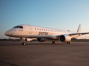 Porter Airlines is adding Edmonton to its network, with flights between Toronto Pearson International Airport (YYZ) and Edmonton International Airport (YEG). 
Flights on the Edmonton-Toronto Pearson route will operate on 132-seat Embraer E195-E2 aircraft. 
Supplied images, Porter airlines