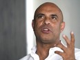 Laurent Lamothe, a former prime minister of Haiti, speaks during an interview in Former prime minister of Haiti Laurent Lamothe in 2021.