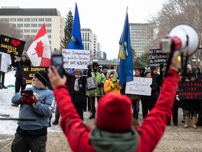Alberta legislature rally opposes to Sovereignty Act | Edmonton Journal