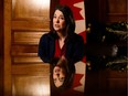 Alberta Premier Danielle Smith speaks to Postmedia during a year-end interview in her office at the Alberta legislature in Edmonton on Dec. 14, 2022.