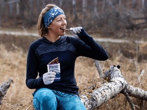 Kristyn Carriere, the chocolate scientist and co-founder of Seven Summits Snacks.