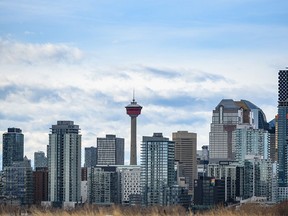 The Calgary downtown skyline was photographed on Tuesday, November 22, 2022.