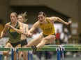 University of Alberta Golden Bears and Pandas track and field member Catharina Kluyts .is taking aim at the U Sports record of 8.20 seconds in the 60 m hurdles in her fifth and final season of eligibility.