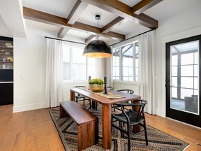 The dining area in the Big Brothers Big Sisters Dream Home by Alves Development.