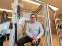 Dr. Ron Damant, a respirologist who helps treat patients who have long COVID, at the Kaye Edmonton Clinic on Friday Jan. 20, 2023.