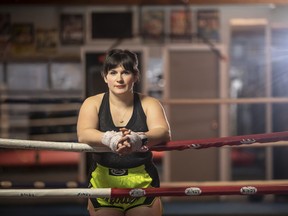 Jenna Donovan took up Muay Thai kickboxing after receiving open-heart surgery at the Maz.   ALL PHOTOS SUPPLIED