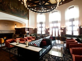 The Confederation Lounge at the Fairmont Hotel Macdonald reopened on Friday, Feb. 17, 2023, following an eight-month renovation.