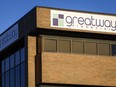 The offices of Greatway Financial in Calgary, Alta., Tuesday, Feb. 7, 2023.