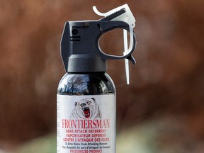 Edmonton's mayor said on on Tuesday, Feb. 7, 2023, tighter rules on bear spray are "common sense changes" the city should make.