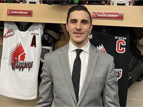 The WHL announced March 10 that the Moose Jaw Warriors Hockey Club, GM Jason Ripplinger, and Head Coach Mark O’Leary (pictured) are subject to discipline on the basis of failing to provide the proper oversight and supervision required to ensure a safe and positive environment for players, in particular, while travelling.