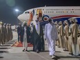 Governor General Mary Simon arrives in Dubai on March 17, 2022. Details of the trip first published by the National Post show the viceregal, her husband and 29 passengers used nearly $100,000 of in-flight catering services aboard an RCAF CC-150 Polaris.