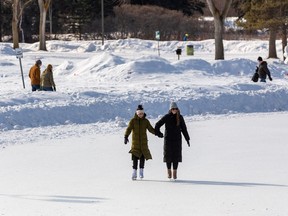 Skaters at Hawrelak Park get in a final skate before the park closes for construction that will last three years. Taken on Sunday, March 12, 2023 in Edmonton.