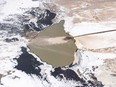 A tailings pond at Imperial Oil Ltd.'s Kearl Lake oilsands operation north of Fort McMurray, Alta.