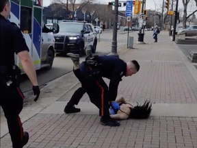 Edmonton Police Service (EPS) is reviewing use of force on March 26, 2023, after two officers arrested a person later transported to hospital.