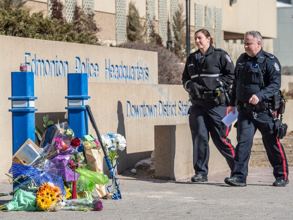 Photos: Condolences Pour In For Fallen Edmonton Police Officers ...