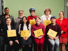 Edmonton's Grindstone Theatre presents the Tony Award-winning musical, The 25th Annual Putnam County Spelling Bee through April 29.