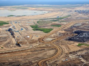 An aerial view of the Kearl oilsands project. File photo.