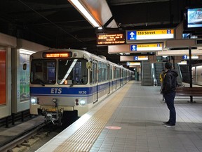 Edmonton police were called to Government Centre station April 5, 2023, after a man allegedly threatened two Asian women on an LRT train.