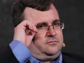 LinkedIn co-founder and executive chairman Reid Hoffman speaks during the 2011 Web 2.0 Summit on October 19, 2011 in San Francisco, California.