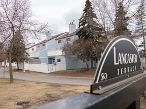 HOmes are seen in the north Edmonton community oflancaster terrace