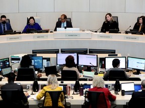 File photo of Edmonton city council debating budget.