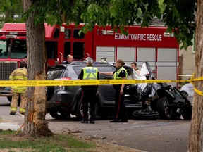 Fatal collision Edmonton north side