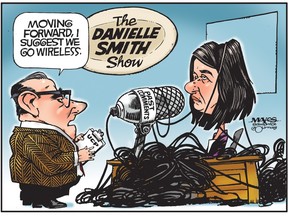 Candidate Danielle Smith becomes entangled in past comments.