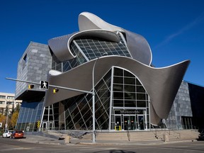 The exterior of the Art Gallery of Alberta.