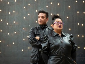 Romeo Candido and Carmen De Jesus are the creators of Prison Dancer, the new musical at the Citadel Theatre on April 25, 2023.  Photo by Shaughn Butts-Postmedia