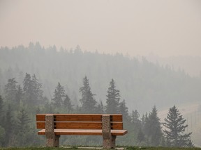 Paths and parks typically busy on a long weekend were quiet due to the wildfire smoke and the poor air quality on Saturday, May 20, 2023.