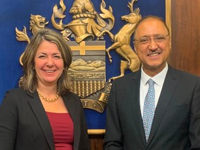 Danielle Smith meets Amarjeet Sohi