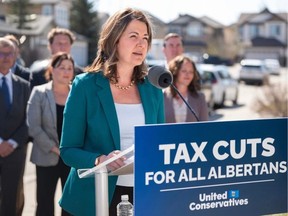 Premier Danielle Smith has promised no tax increases in Alberta without first putting the issue to a provincewide referendum.