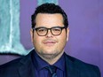 Josh Gad poses on the red carpet as he arrives to attend the European premiere of the film "Frozen 2" in London on November 17, 2019.