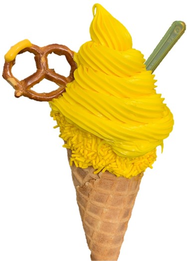Mustard ice cream