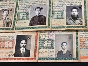Documents from Chinese immigrants