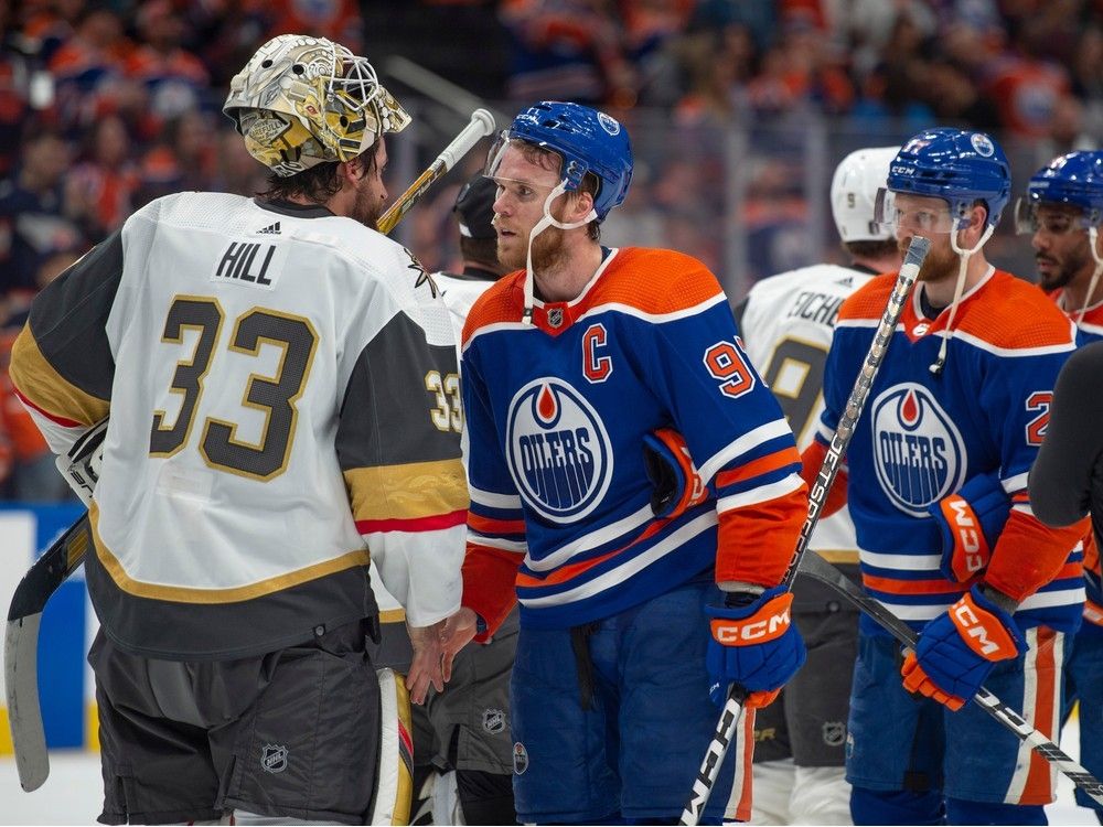 Golden Knights look for answer after Oilers even series 1-1 - The San Diego  Union-Tribune