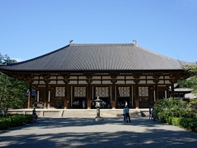 The UNESCO-listed temple is one of eight sites that make up the Historic Monuments of Ancient Nara, the capital of Japan from 710 to 784.