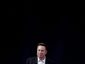 Elon Musk attends an event during the Vivatech technology startups and innovation fair at the Porte de Versailles exhibition centre in Paris, on June 16, 2023.