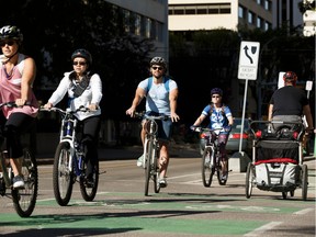 Edmonton bike lane