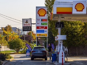 A Shell Canada Ltd. gas station in Port Moody, B.C.