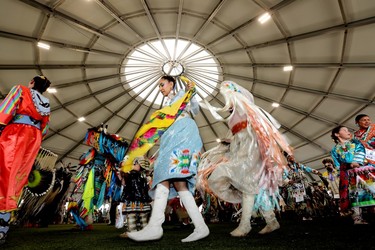 Pow wow dancers