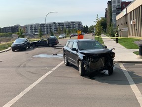 106 Ave stolen car crash
