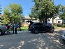 A firearm and drugs were seized by police on Wednesday, Aug 16, 2023, in central Edmonton as a result of an Edmonton Drug and Gang Enforcement section (EDGE) investigation.