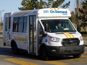 Edmonton Transit On Demand bus