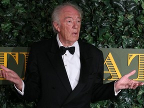 Michael Gambon at the 62nd London Evening Standard Theatre Awards in 2016. The British actor has died aged 82.